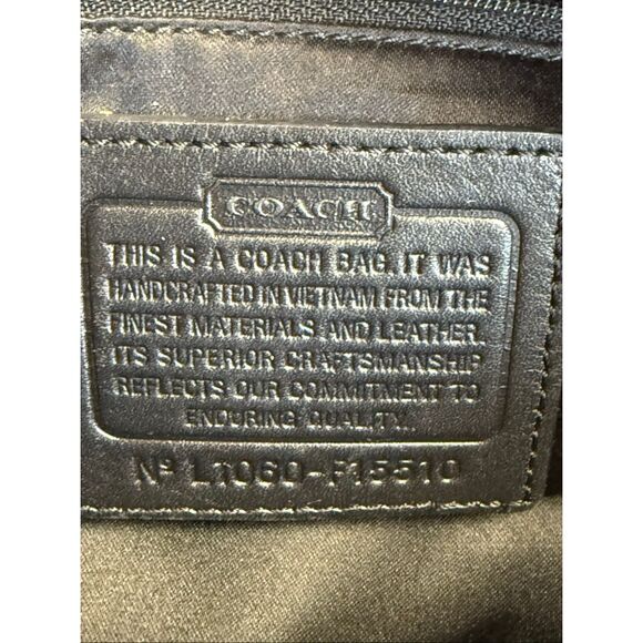 Coach Ashley Signature Sateen Carryall Tote Black F15510 – Authentic” - Picture 8 of 16